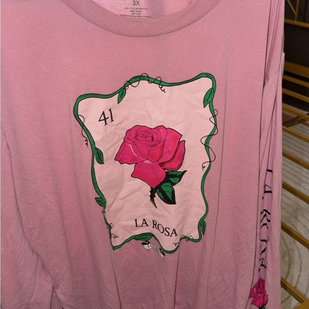 Pink Long Sleeve Tee